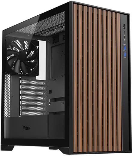 itek WOODY Tower Zwart