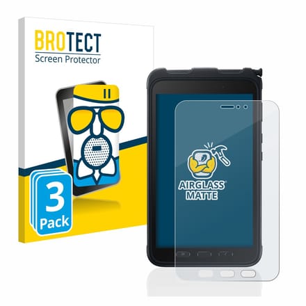 BROTECT - Screenprotector voor Samsung Galaxy Tab Active 3 - Folie Beschermfolie Beschermglas matte 3 Stuks
