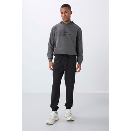 Heren Regular Fit Fleece Sweatpants
