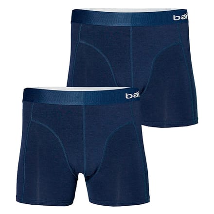 Bamboe boxershort heren navy blauw - XL