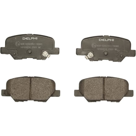 Remblokset DELPHI LP2501, achter