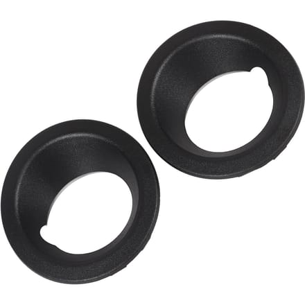 2 STUKS Voorbumper Mistlamp Ring Cover 51113400912 Zwart Vervanging voor X3 E83 2004‑2006 black