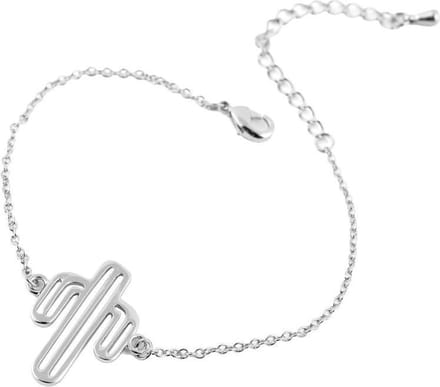 24/7 Jewelry Collection Cactus Armband - Zilverkleurig