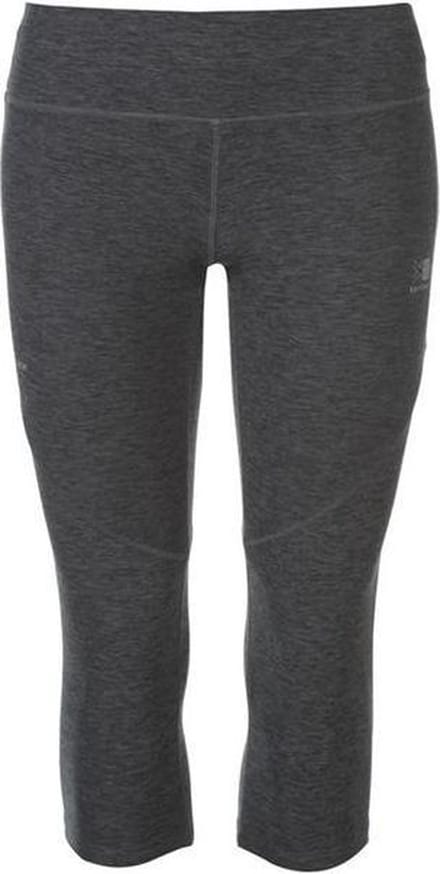 Karrimor - ¾ Hardloopbroek  - Capri - Dames - Donkergrijs Gemêleerd - S