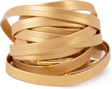 GBG Sneaker Veters Leer 140CM - Goud - Gold - Schoenveters - Laces