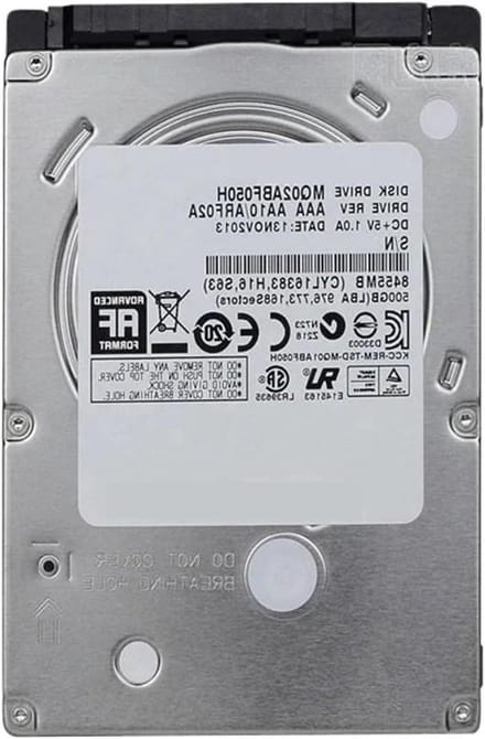 Interne Harde Schijf - Opslag voor Laptop - Extra Geheugen - Snelle Dataoverdracht - 500 GB - Zilver