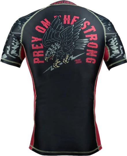 PRIDE or Die “PREY OF THE STRONG” Rash Guard - L