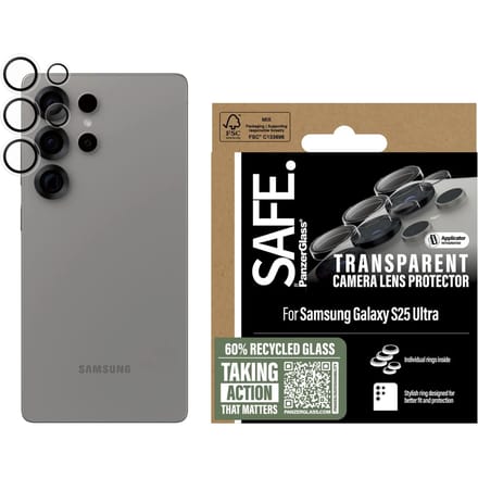 SAFE by PanzerGlass Camera Lens Protector geschikt voor Samsung Galaxy S25 Ultra