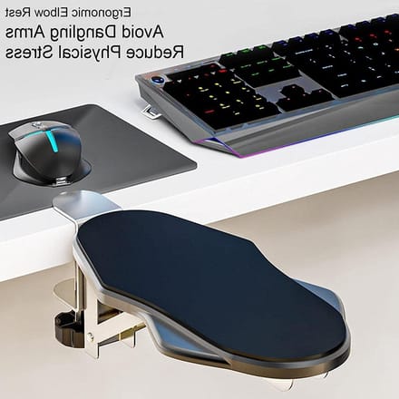 Ergonomische Armsteun voor Computer Bureau met Uitschuifbare Pad en Rotatiefunctie voor Thuis en Kantoor