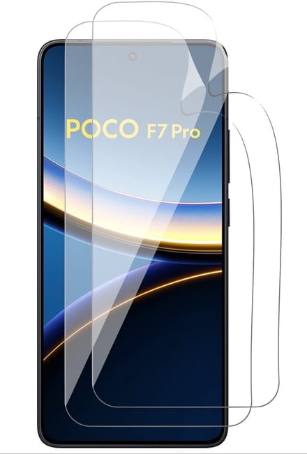 Screenprotector geschikt voor Xiaomi Poco F7 Pro - 2x FlexGuard Screen Protector