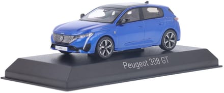 Peugeot 308 GT 2021 Vertigo Blauw - Modelauto 1/43 - Norev