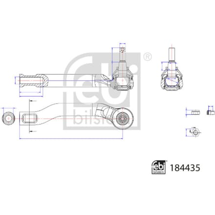 Spoorstangeind FEBI BILSTEIN 184435
