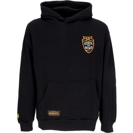 Bandits Hoodie Zwart lichtgewicht herensweatshirt met capuchon