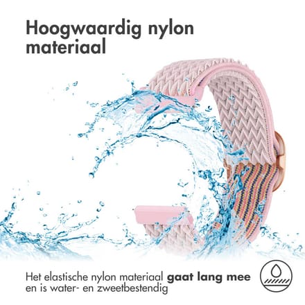 imoshion Elastisch nylonbandje - Universeel 20 mm aansluiting - Roze