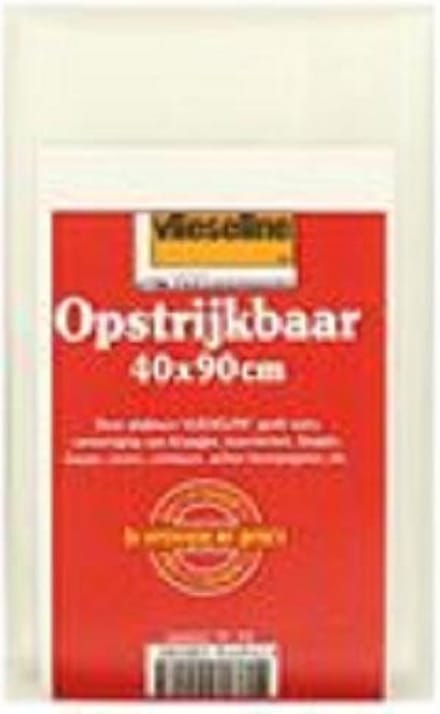 Vlieseline Opstrijkbaar - 40 x 90 cm - wit
