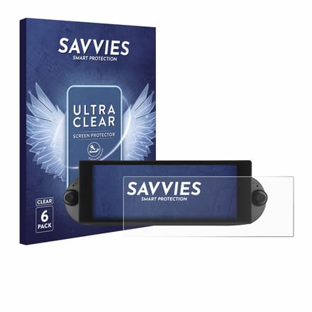 Savvies - Screenprotector voor Essgoo Android Autoradio 6.86" Beetle 2001-2010 - Folie Beschermfolie transparant 6 Stuks
