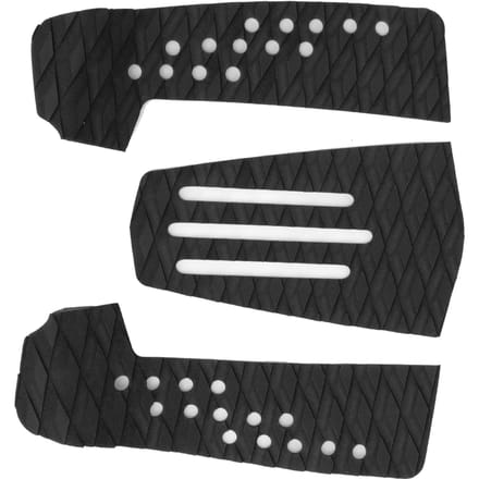 3 Pièces Pad de Traction pour Planche de Surf Antidérapant Résistant à l'Humidité Tapis de Pont de Surf pour Accessoires Skimboard(Orange ) black