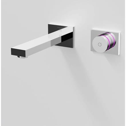 Steinberg iFlow fully electronic wall-mounted washbasin fitting, angular rosette 390.1816