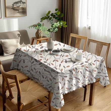 CE - Waterdichte Tafelkleed - Rechthoekig - Met Bladeren - 140x180cm