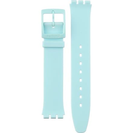 Swatch Plastic - Skin Small 33.7mm - SF/SI/SS08/SS09 ASS08G107 SS08G107 Turquoise Lightly Horlogeband
