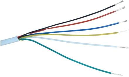 6-aderige PVC geïsoleerde alarmkabel voor beveiligingssystemen