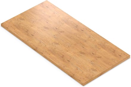 Tafelblad Eiken Design - Werkblad Keuken - Werkplaats Keuken - Robuuste ABS Rand - 80x40 cm - Pale Lancelot Eik