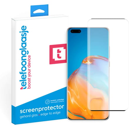 Huawei P40 Pro Plus screenprotector gehard glas Edge to Edge