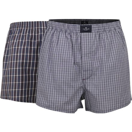 Tom Tailor Boxershorts 2Stuks Pack Geweven Boxershorts