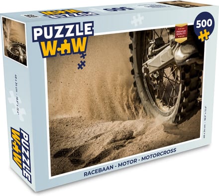 Puzzel Racebaan - Motor - Motorcross - Legpuzzel - Puzzel 500 stukjes