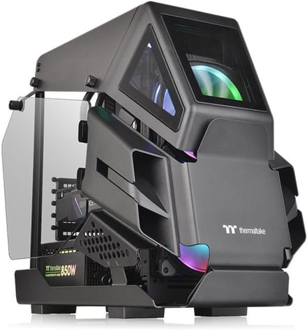 Thermaltake AH T200 Micro-tower PC-behuizing Zwart Zijvenster