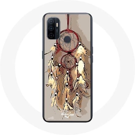 Coque - Oppo - A53 - Attrape Rêve - Marron - Souple marron