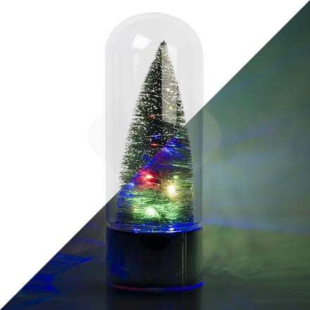 Stolp Met Kerstboomb Multi LED 25cm