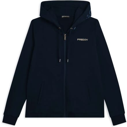 Dames hoodie met ritssluiting Freddy