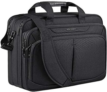 Laptoptas - Aktetas Computertas - Zakelijk Reizen - Waterafstotend Uitbreidbaar - 45 cm - Zwart