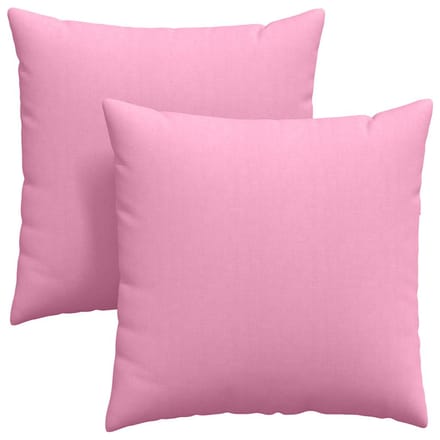 vidaXL - Zitkussens - 2 - st - Stof - Roze - 80 - x - 80 - cm