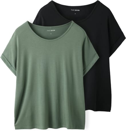 NAME IT - TAFMOX 2P SS TOP NOOS - Dames - T-shirts