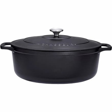 Braadpan Chasseur Ovaal - Zwart - 1 liter