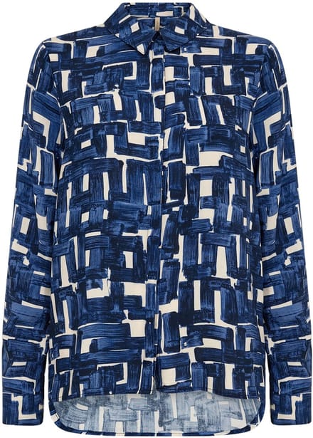 Soyaconcept - Blouse - Blauw - M (38)