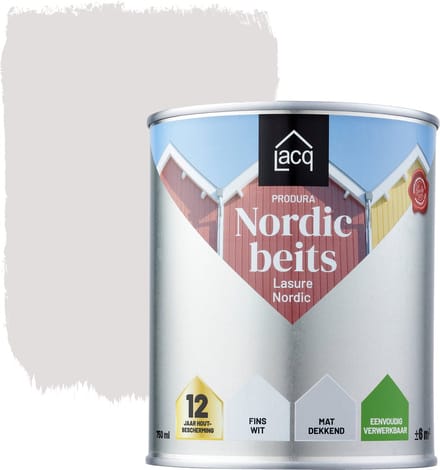Lacq Produra Nordic Beits - 0.75L - Fins Wit