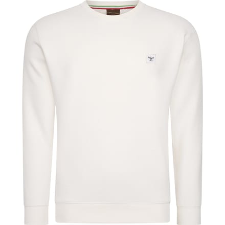 Cappuccino Italia - Heren Sweaters Prato Sweater - Wit - Maat XL