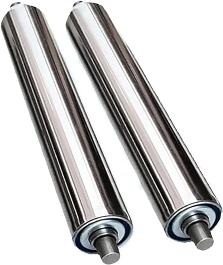 Transportrollen RVS - Onderdelen Rolband - Efficiënte Materiaalbehandeling - Lange Levensduur - 38mm Diameter