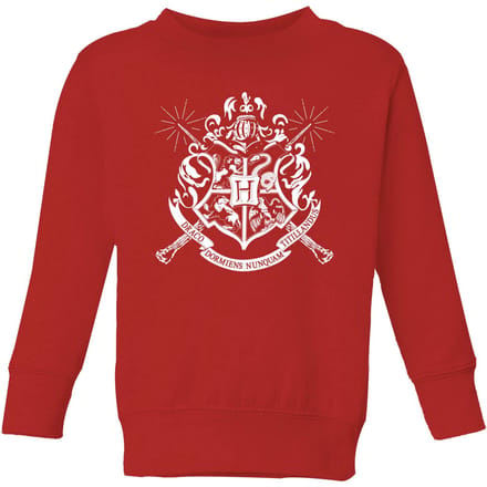 Harry Potter Hogwarts House Crest Kids' Sweatshirt - Red - 98/104 (3-4 jaar)