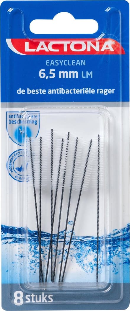 Lactona Ragers Easyclean 6,5 mm M - Tandenrager - 8 stuks