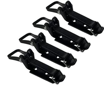 Schephouder Bezemhouder Bijlhouder 80 mm - 4 Stuks voor Ladingbeveiliging - Zwart