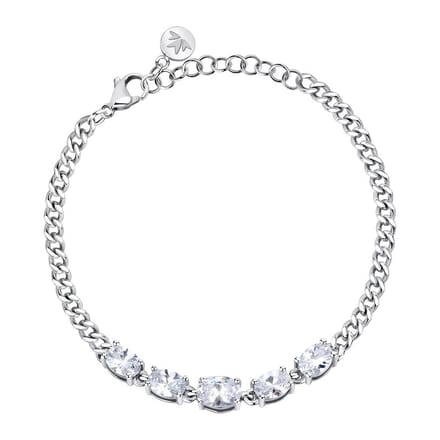 MORELLATO MORELLATO MODERN BRACELET WITH CLEAR CUBIC ZIRCONIA COLORI SAVY13