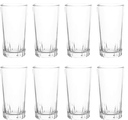 Longdrinkglazen - 380 ML - Set van 8