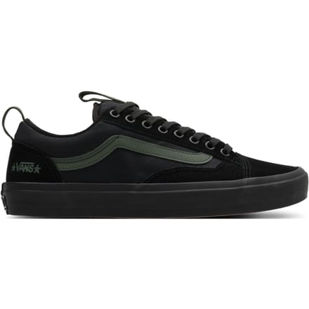 Vans Old Skool Sneakers Heren - Zwart - Maat 39 - Leer, Textil