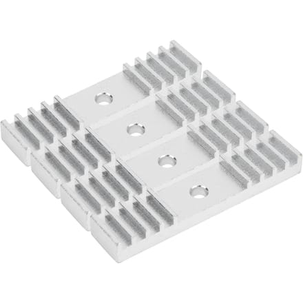 4 stuks distributieriem bevestigingstand aluminiumlegering oxidatiebehandeling 3D-printer onderdeel 15 x 70 mm white