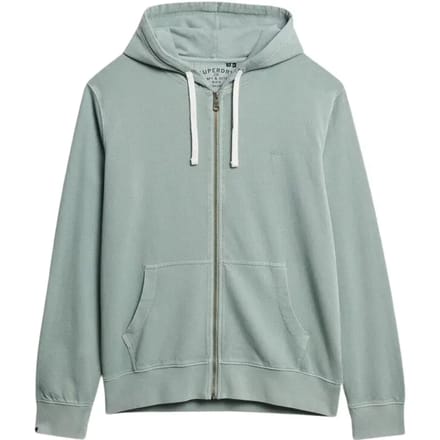 Superdry Vest Classic Essential Ziphood M2014170a Silver Blue Mannen Maat - M