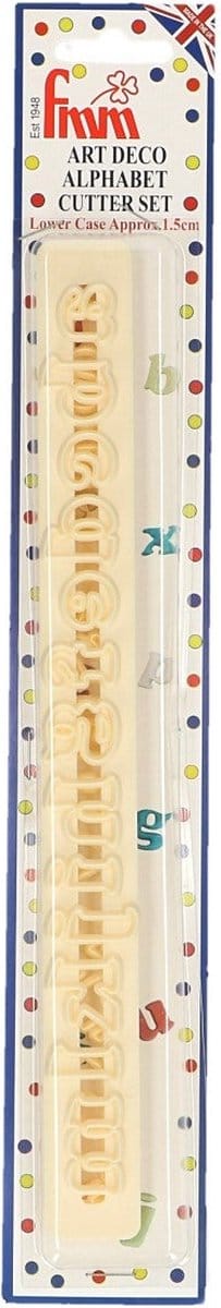 FMM Tappit Uitsteker Alfabet Kleine Letters Art Deco